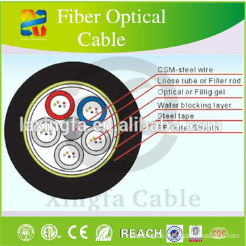 Precio bajo RoHS \ ETL \ ISO \ CE Cable de fibra óptica-GYFTY